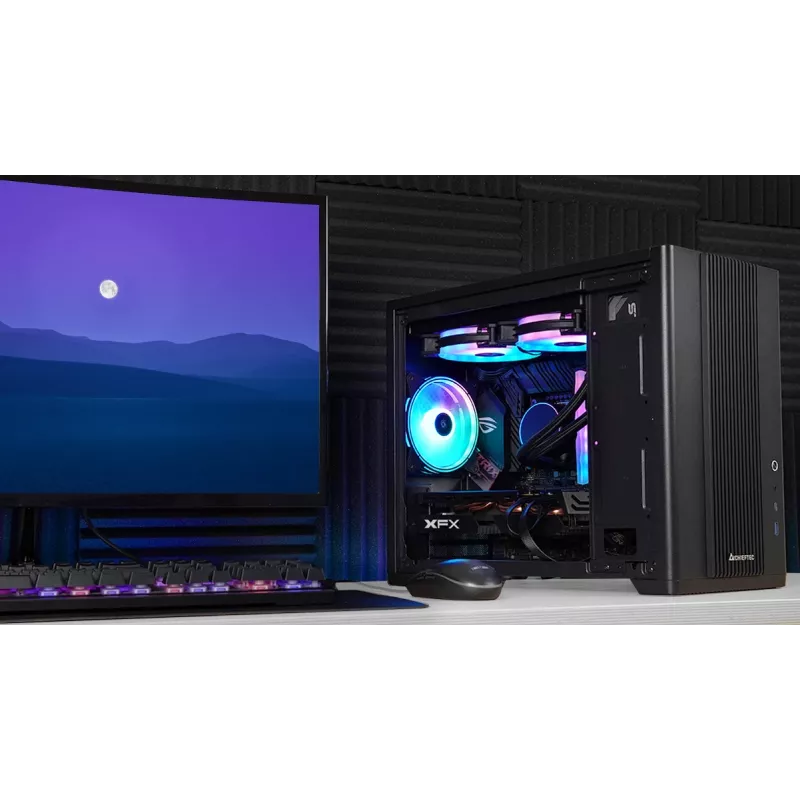 Caixa de computador Chieftec BX-10B-OP Tower preta