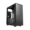 Caixa de PC GEMBIRD Fornax 160 Mini Tower – preta, SPCC, suporta ITX/mATX/ATX, 1×3,5 polegadas + 3×2,5 polegadas baías, 7 slots de expansão, 445×185×390 mm