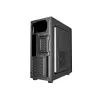 Caixa de PC GEMBIRD Fornax 160 Mini Tower – preta, SPCC, suporta ITX/mATX/ATX, 1×3,5 polegadas + 3×2,5 polegadas baías, 7 slots de expansão, 445×185×390 mm