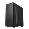Caixa de PC GEMBIRD Fornax 160 Mini Tower – preta, SPCC, suporta ITX/mATX/ATX, 1×3,5 polegadas + 3×2,5 polegadas baías, 7 slots de expansão, 445×185×390 mm