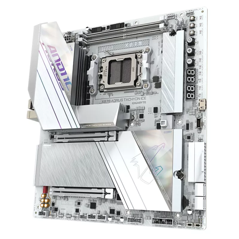 Placa-mãe GIGABYTE X870 AORUS TACHYON ICE, AMD X870, Socket AM5, ATX