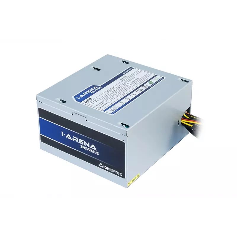 Fonte de alimentação Chieftec GPB-500S 500 W 20+4-Pin-ATX PS/2 prateado