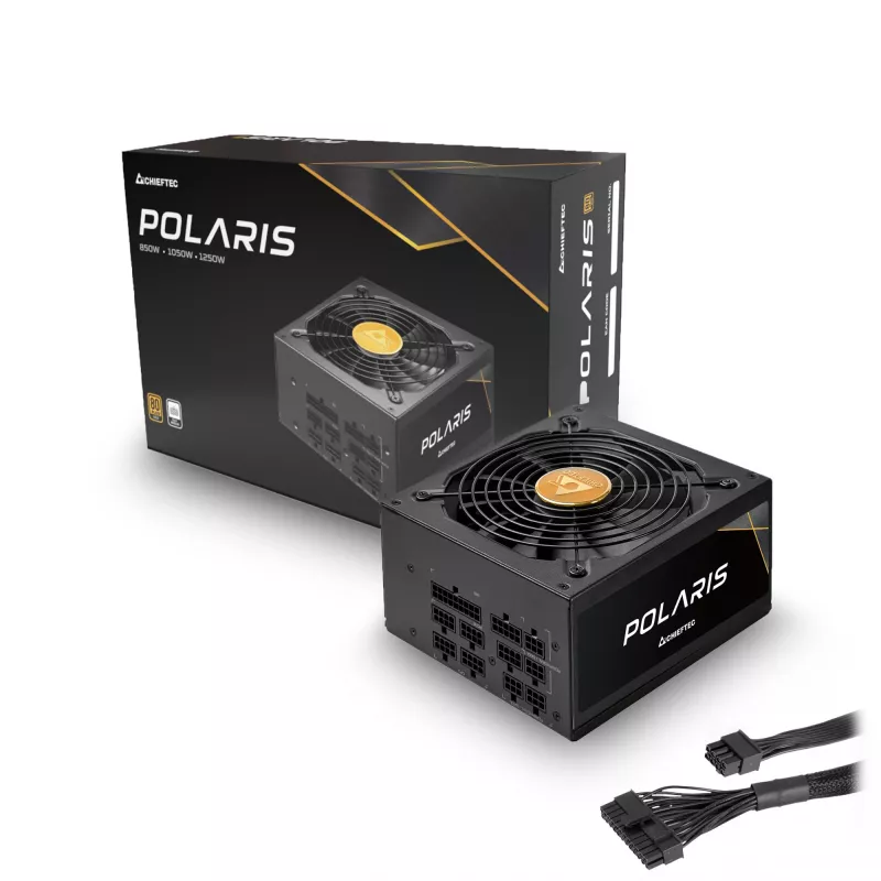 Fonte de alimentação para PC Chieftec Polaris PPS-850FC 850 W 20+4 pin ATX ATX preto
