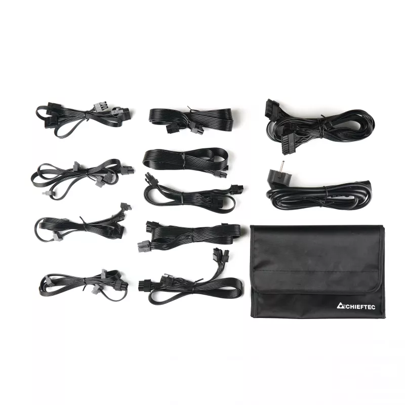 Fonte de alimentação para PC Chieftec Polaris PPS-850FC 850 W 20+4 pin ATX ATX preto