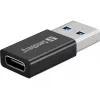 Unidade de DVD Sandberg USB-C/A, preto, Tray, Desktop/Laptop, DVD Super Multi DL, USB Type-C, CD-R, CD-ROM, CD-RW, DVD+R DL, DVD-R, DVD-R DL, DVD-RAM, DVD-ROM, DVD-RW
