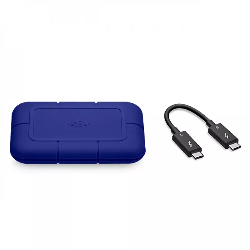 LaCie Rugged SSD Pro5 4 TB, Thunderbolt 5, azul, STNA4000400