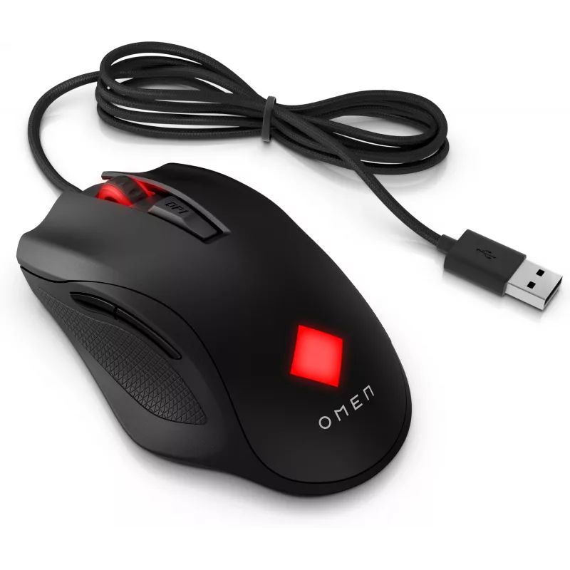 Rato HP OMEN Vector, destro, IR-LED, USB Type-A, 16000 DPI, 1 ms, preto