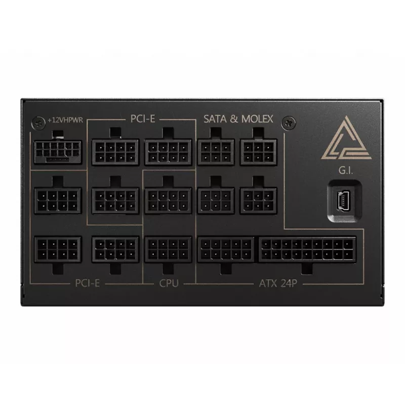 Fonte de alimentação MSI MEG AI1300P PCIE5 1300 W 24-Pin ATX ATX preto