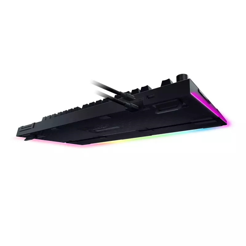 Teclado Razer BlackWidow V4 Pro Gaming USB QWERTY US International preto Mecânico RGB LED