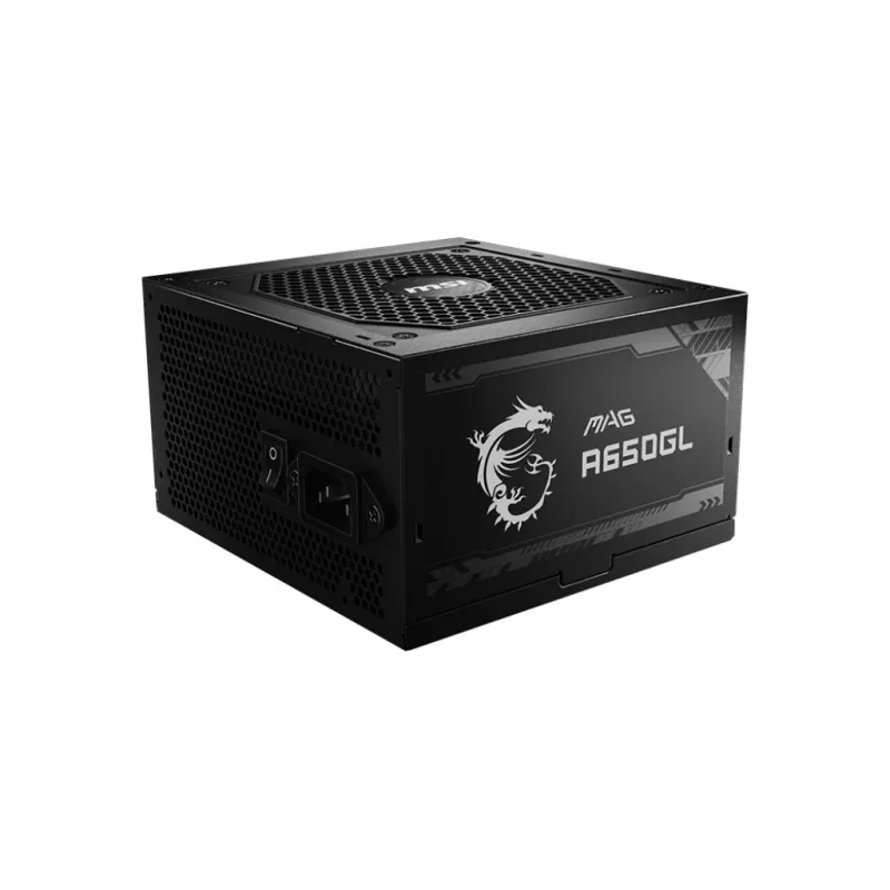 Fonte de alimentação MSI MAG A650GL 650 W 20+4 pin ATX ATX preto