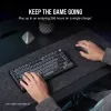 Teclado mecânico de gaming Corsair K65 PLUS WIRELESS RGB Wireless USB preto