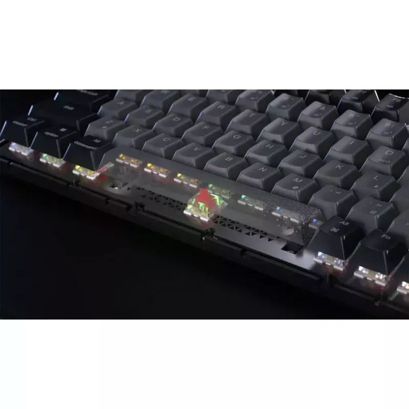 Teclado mecânico de gaming Corsair K65 PLUS WIRELESS RGB Wireless USB preto