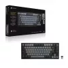 Teclado mecânico de gaming Corsair K65 PLUS WIRELESS RGB Wireless USB preto