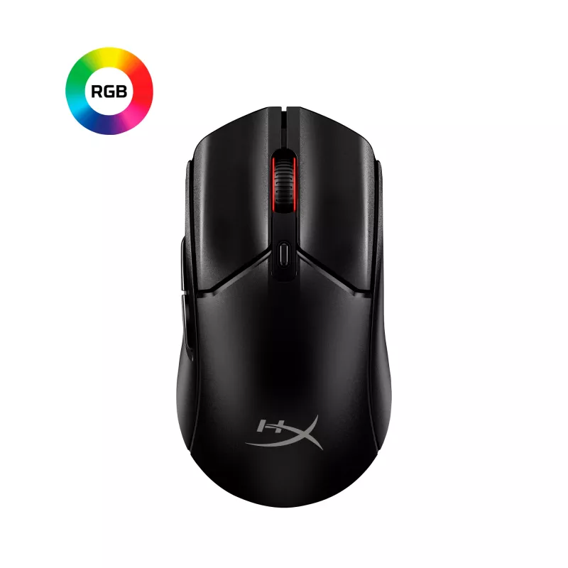 HyperX Pulsefire Haste 2 Core Wls – Rato de gaming (preto/preto)