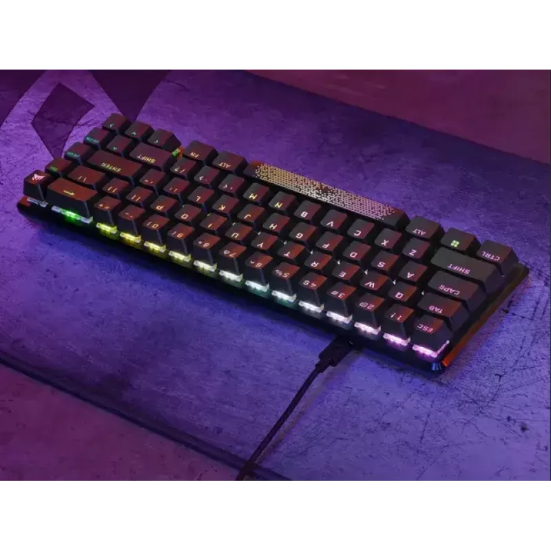 Teclado Gaming Corsair K65 PRO MINI USB QWERTY Inglês Preto 65% RGB