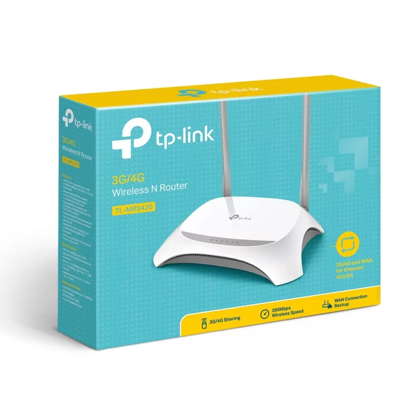 Router Wi-Fi TP-Link TL-MR3420 Fast Ethernet Banda Única (2,4 GHz) Preto, Branco