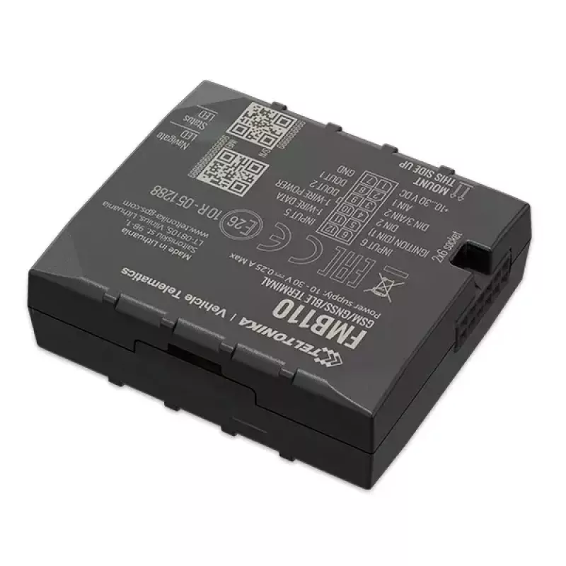 Rastreador GPS Teltonika FMB110 Automóvel Preto resistente ao pó 0,128 GB