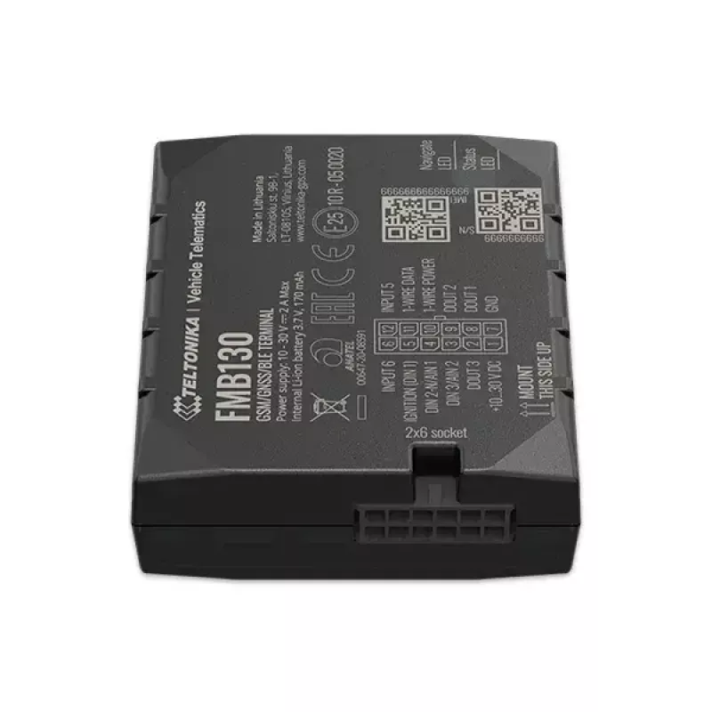 Rastreador GPS Teltonika FMB130 Automóvel Preto