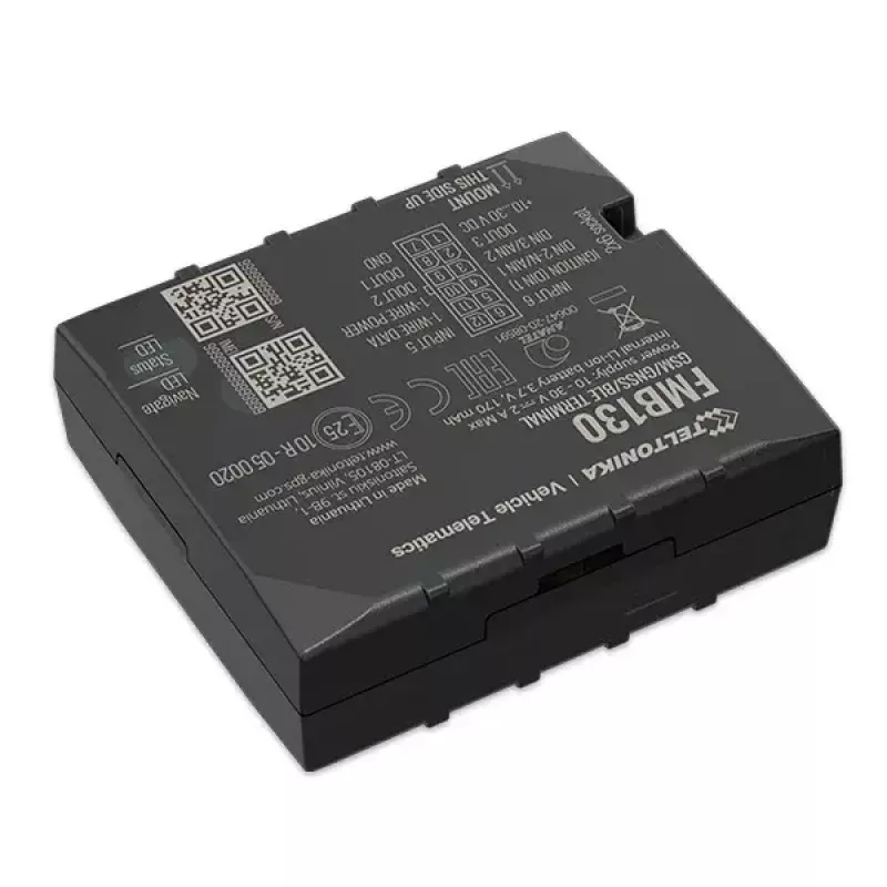 Rastreador GPS Teltonika FMB130 Automóvel Preto