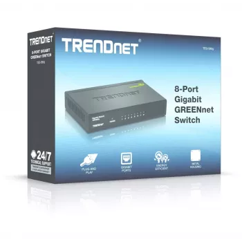 Switch não gerido Trendnet GREENnet TEG-S82G