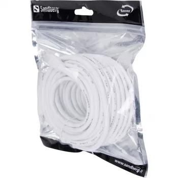 Cabo de rede Sandberg UTP Cat6 10m RJ-45 branco
