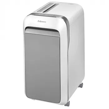 Destruidora de documentos Fellowes LX Series LX221 20 folhas micro-corte com recipiente extraível de 30 litros segurança máxima P5 branco