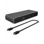 ICY BOX IB-DK8801-TB4 com fios Thunderbolt 4 antracite, preto