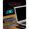 ICY BOX IB-DK8801-TB4 com fios Thunderbolt 4 antracite, preto