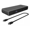 ICY BOX IB-DK8801-TB4 com fios Thunderbolt 4 antracite, preto