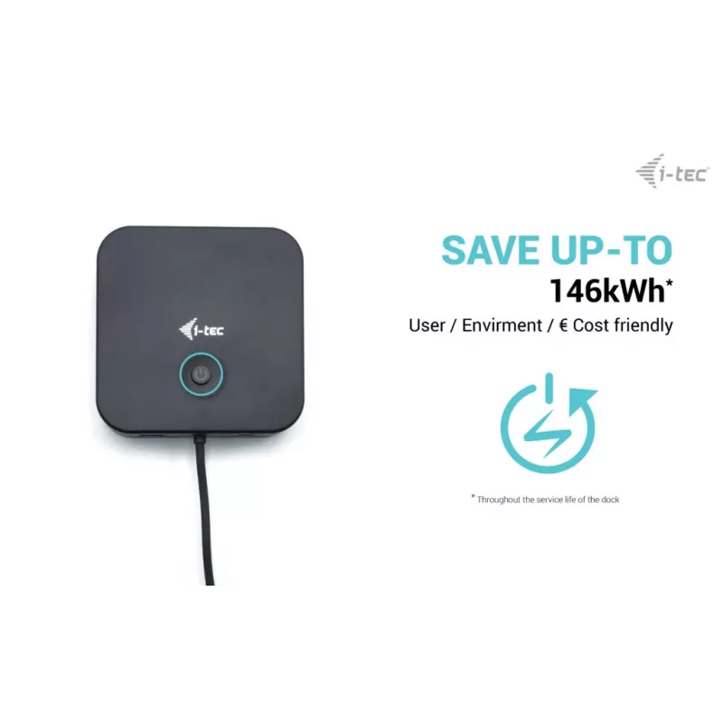 Docking station i-tec USB-C HDMI Dual DP com Power Delivery 100 W