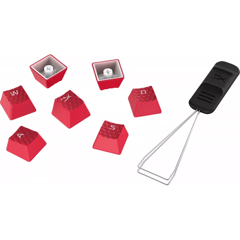 HyperX Rubber Keycaps - conjunto de acessórios gaming - vermelho (layout US)