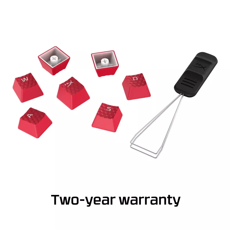 HyperX Rubber Keycaps - conjunto de acessórios gaming - vermelho (layout US)