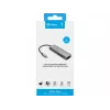 Sandberg 136-65 estação de ancoragem USB-C HDMI + 2x USB-A + 2x USB-C + PD 100 W, USB 3.2, 4K 60 Hz, alumínio, prateada