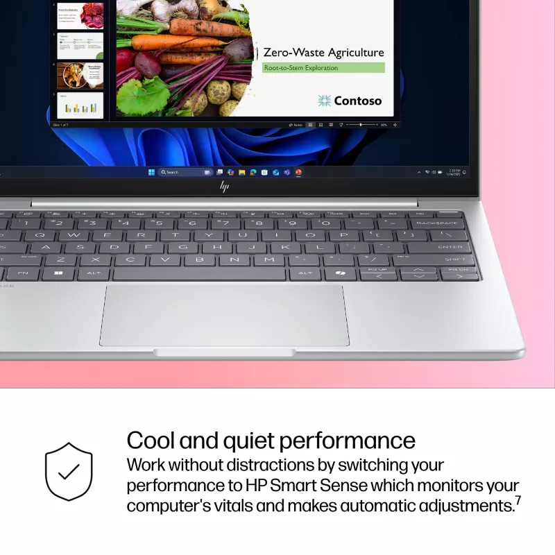 HP EliteBook 8 G1i 13 AI PC AD3B7ET portátil, 33,8 cm (13,3 polegadas) WUXGA, Intel Core Ultra 7 255U, 32 GB LPDDR5X, 512 GB SSD, Wi-Fi 7 (802.11be), Windows 11 Pro, Glacier Silver