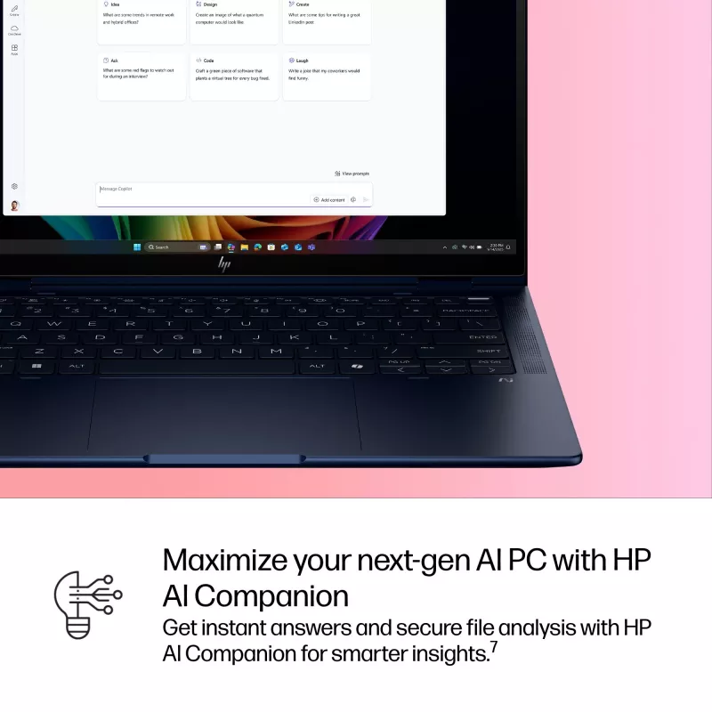 Portátil HP EliteBook X Flip G1i híbrido 2-em-1 Intel Core Ultra 5 228V 14 polegadas WUXGA tátil 32 GB LPDDR5x 512 GB SSD Wi‑Fi 7 Windows 11 Pro azul