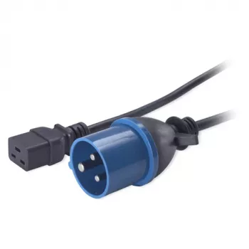 Cabo de alimentação APC, C19 para IEC309 16A, 2,5m, 2,5 m, IEC 309, conector fêmea C19, 90 - 250 V, 16 A