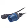 Cabo de alimentação APC, C19 para IEC309 16A, 2,5m, 2,5 m, IEC 309, conector fêmea C19, 90 - 250 V, 16 A