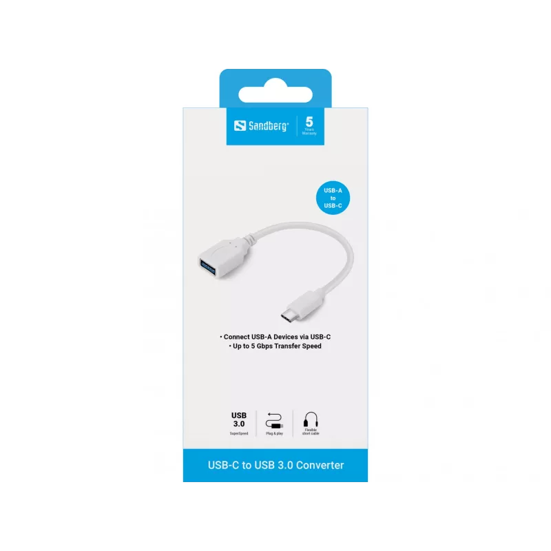 Conversor USB-C para USB 3.0 Sandberg 136-05