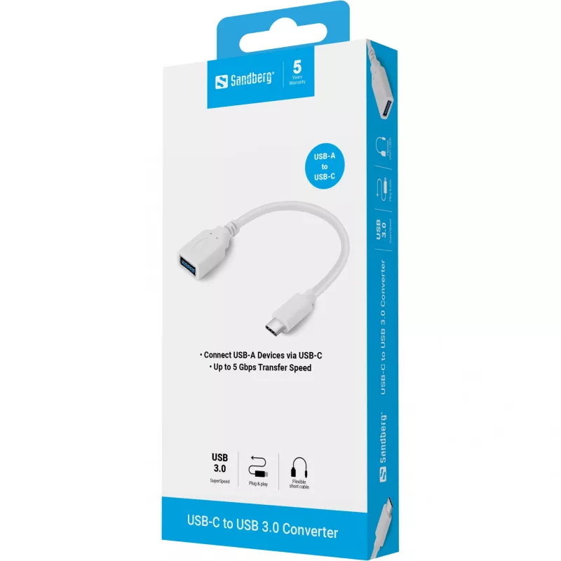 Conversor USB-C para USB 3.0 Sandberg 136-05