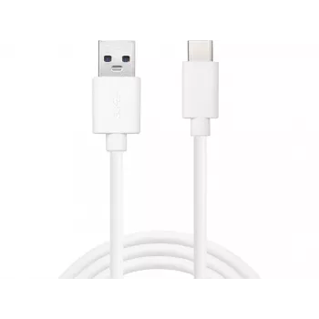 Sandberg 136-14 cabo de USB-C 3.1 para USB-A 3.0, 2 m, macho/macho, branco
