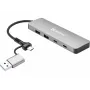 Hub Sandberg USB-C/A para 2xUSB-A+2xUSB-C