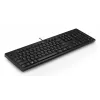 Teclado HP 125 USB WD KBD Bulk 12 tamanho completo com fio QWERTY