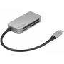 Leitor de cartões múltiplos Sandberg USB-C Multi Card Reader Pro, CF, MMC, MicroSD (TransFlash), SD, SDHC, SDXC, xD, preto, USB 3.2 Gen 1 (3.1 Gen 1) Type-C, 1 peça, 82 mm, 23 mm