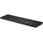 Teclado sem fios programável HP 455, tamanho completo (100 %), sem fios, RF Wireless, membrana, preto