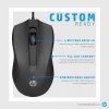 Rato com fio HP 100, ambidestro, ótico, USB Type-A, 1600 DPI, preto