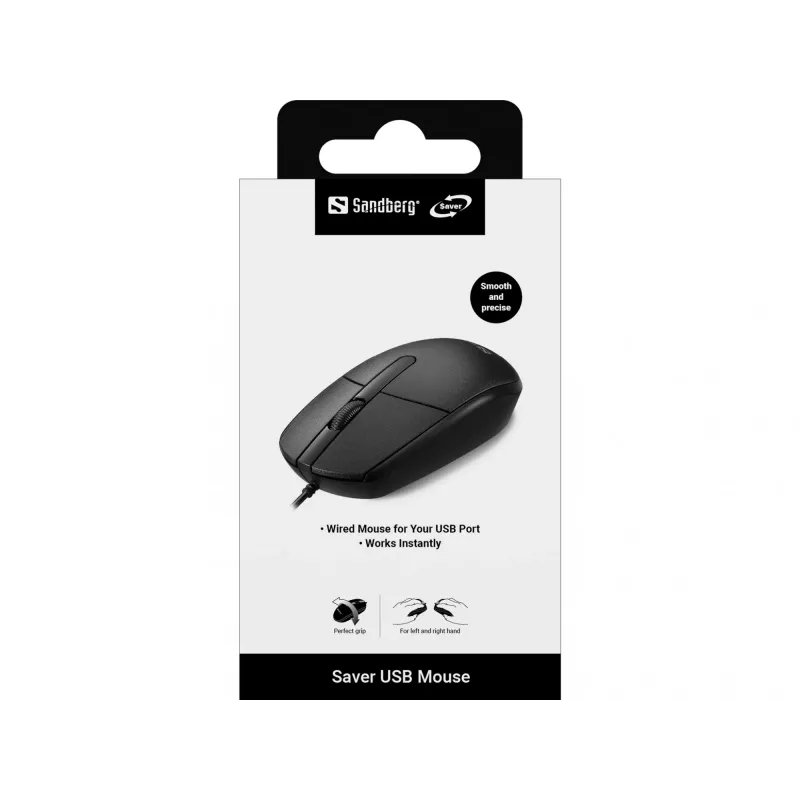 Rato Sandberg Saver USB, ambidestro, USB Type-A