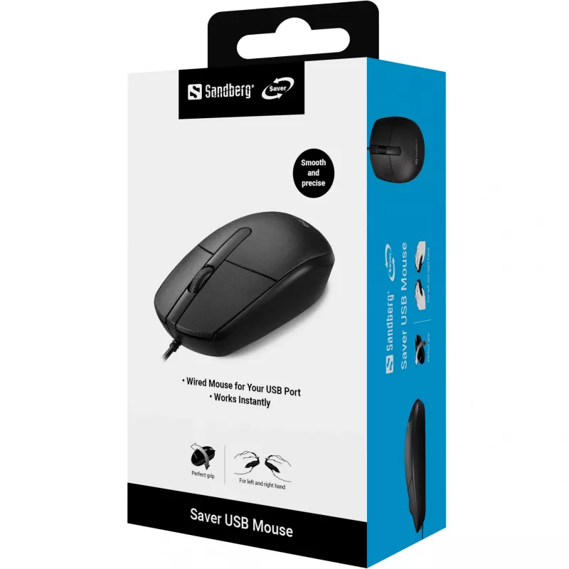 Rato Sandberg Saver USB, ambidestro, USB Type-A