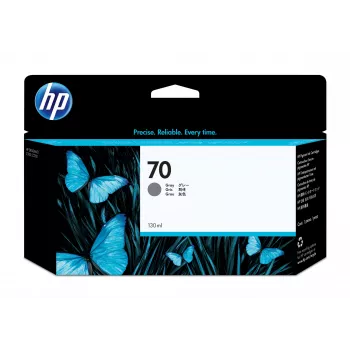 HP 70 130-ml cinzento cartucho de tinta, HP DesignJet Z3100 e Z3200 série de impressoras fotográficas, impressão térmica a jato de tinta, 40 mm, 202 mm, 129 mm, 190 g