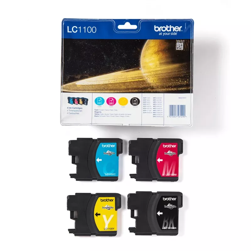 Brother LC1100VALBP tinteiro 4 unid. original preto, ciano, magenta, amarelo
