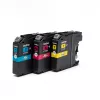 Brother LC123RBWBP tinteiro 3 unid. original ciano, magenta, amarelo